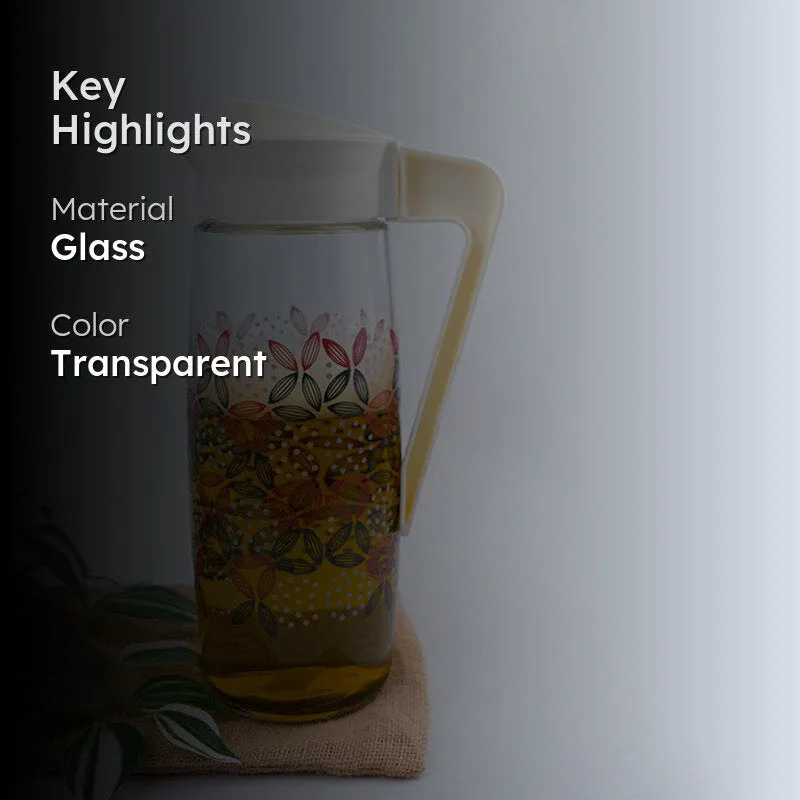Tirava Flora Jug With White Lid - 1600 ML media 2
