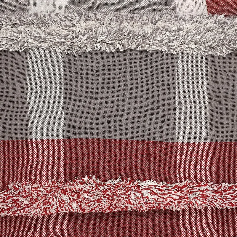 Velvet Checks Cotton Throw media 5