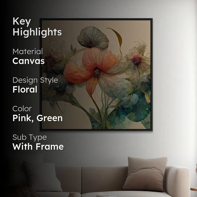 Abstract Bloom Bunch Wall Painting media 2
