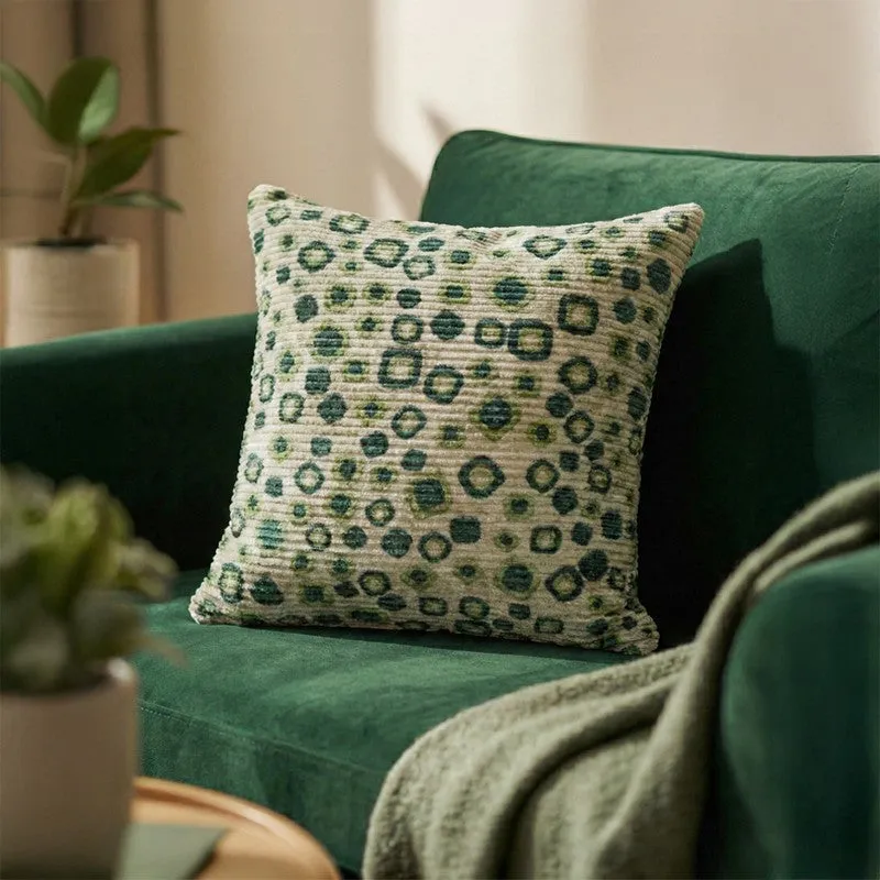 PixelMosaic Cushion Cover - Green media 1
