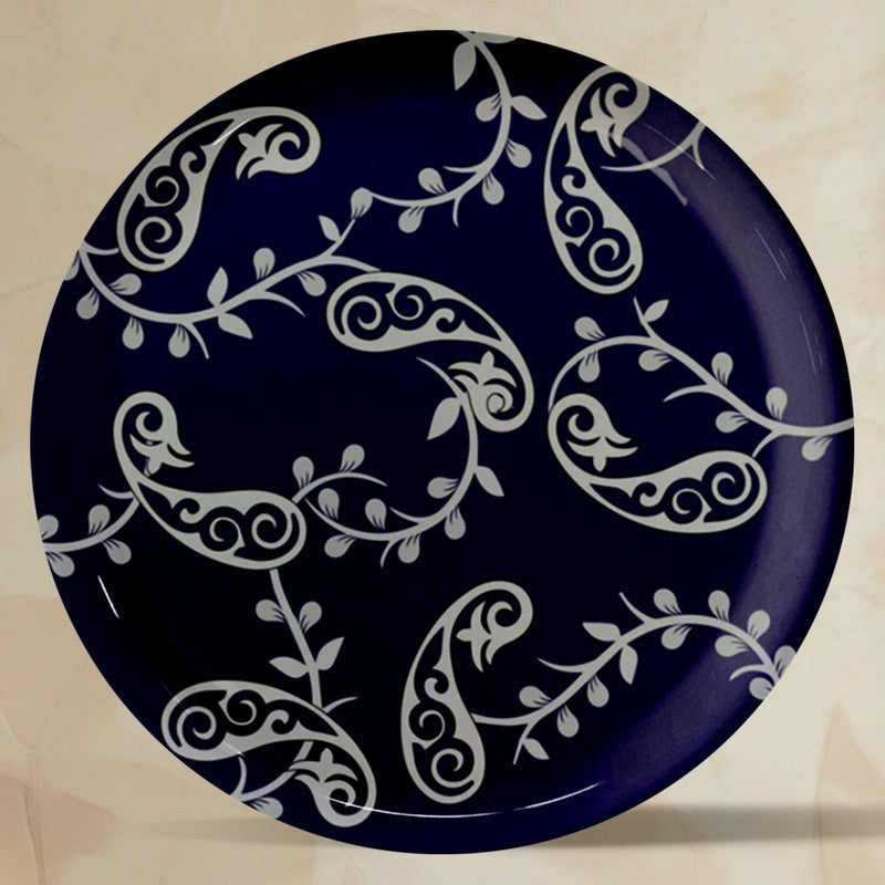 Sapphire Motif Metal Wall Plates - Set of Four media 6