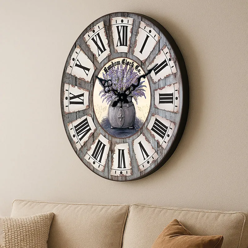 Marlowe Wood Analog Wall Clock media 5