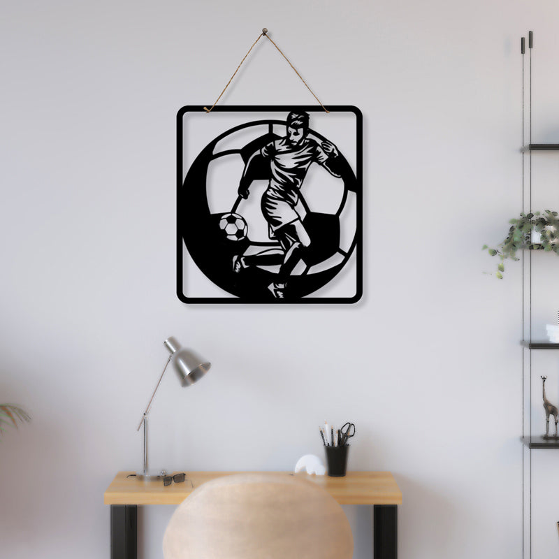 Soccer Legend Iron Wall Accent