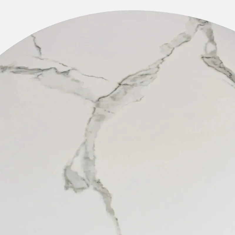 Angla Accent Table with Marble Top media 4