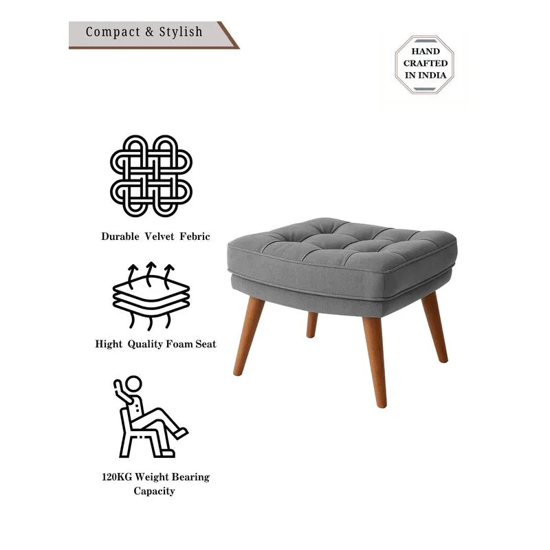Cresvino Prime Ottoman - Grey media 4