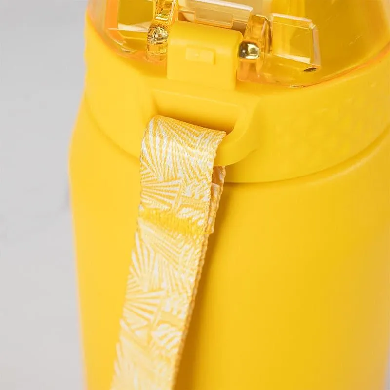 Quench Calm Hot & Cold Thermos Water Bottle (Yellow & Orange) - 750 mL media 5