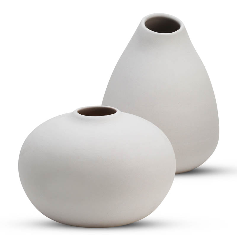 Angelic Vases (White) - Set Of Three media 6