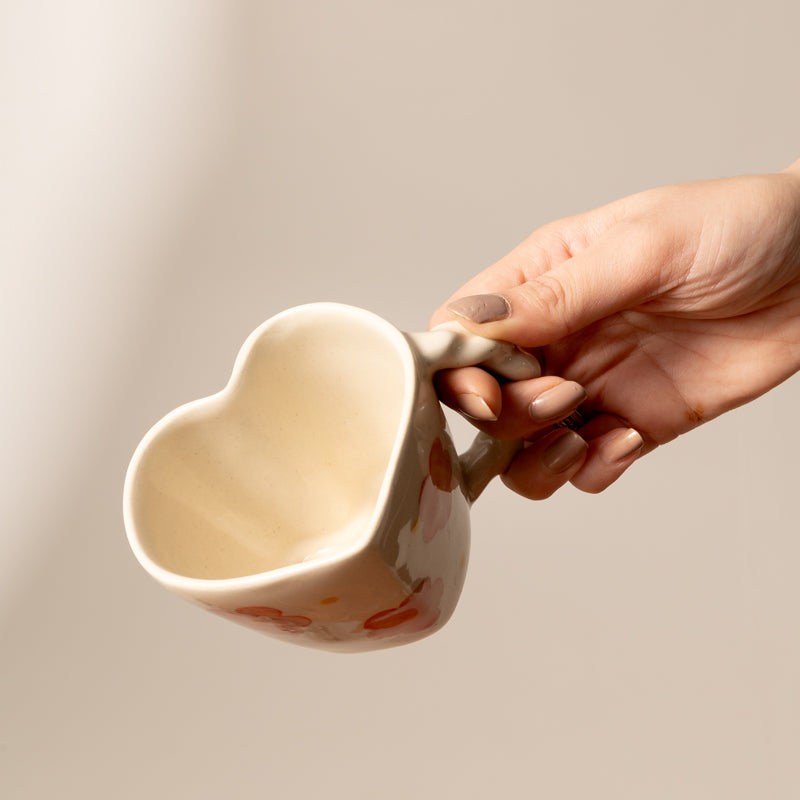 Dil Ceramic Coffee Mug (200 mL Each) - Set of Two media 5