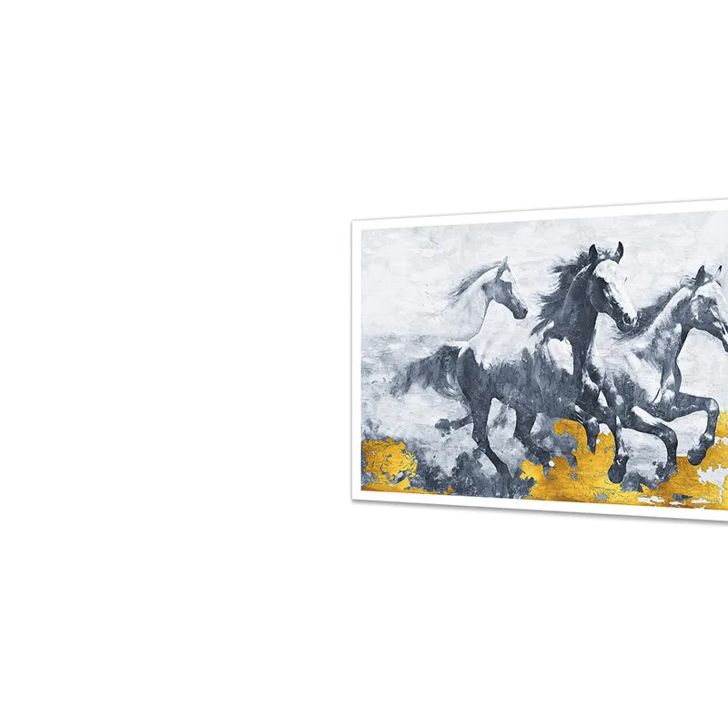 Equine Shades Wall Art with White Frame media 4