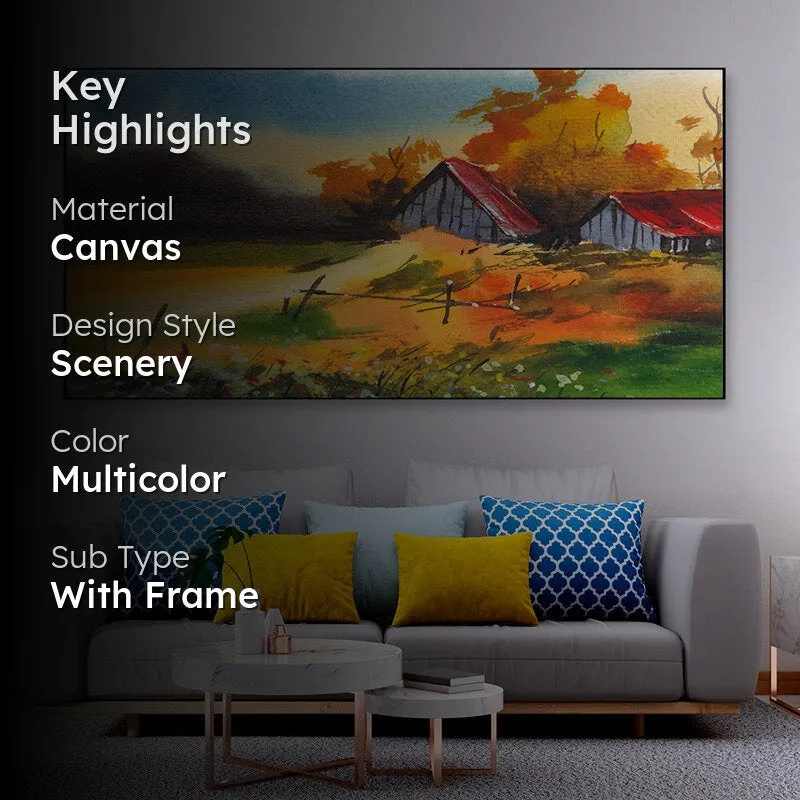 Hay Yard Canvas Wall Painting media 2