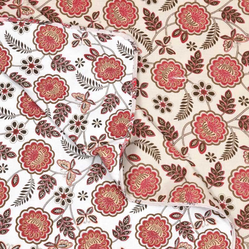 Miksha Floral Printed Brown Cotton Dohar media 7