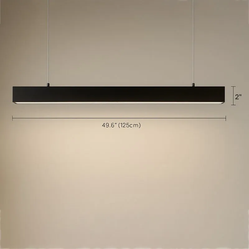 Modern Linea Aluminum Ceiling Lamp media 8
