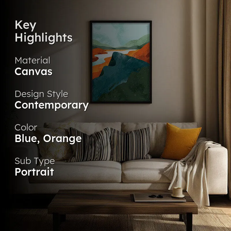 Ethereal Bliss Archival Canvas Wall Art - Black Frame media 2