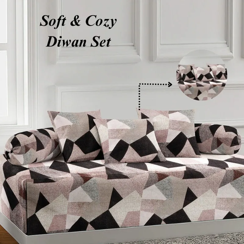 Formara Printed Diwan Set - Six Piece Set media 5