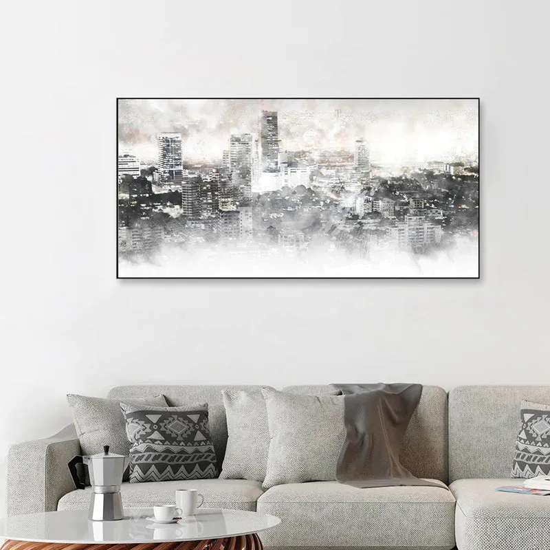 Urban Haze Canvas Wall Painting media 1
