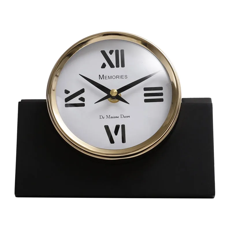 Rivara Table Clock - Black media 3