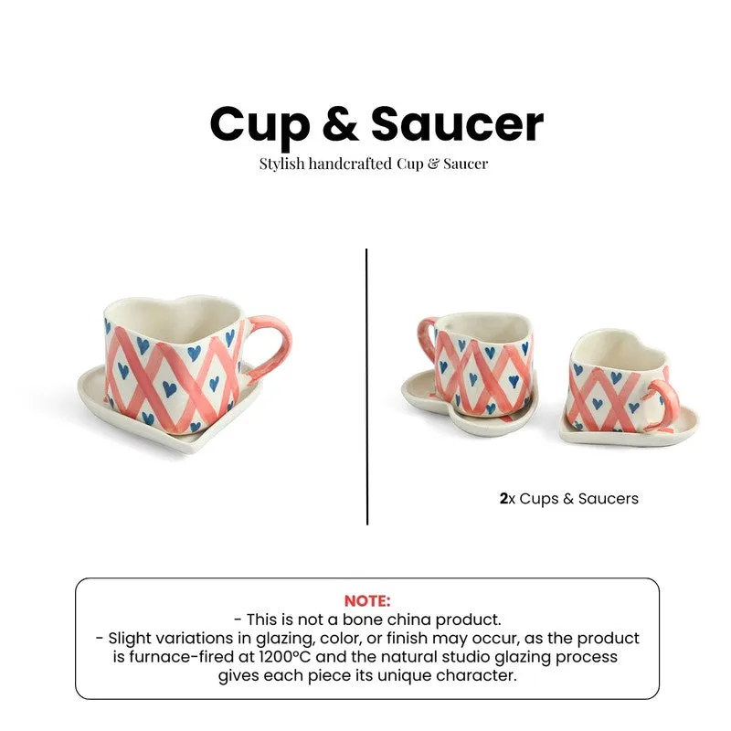 Cupid Cup & Saucer (300 Ml) - Set Of Two media 6