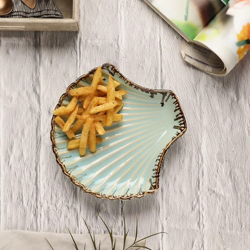 Casablanca Shell Ceramic Platter media 1