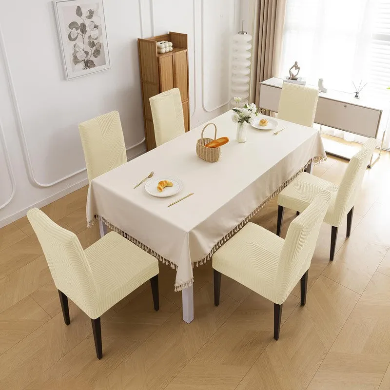 Carmira Polyester Chair Cover - Set Of Six media 1
