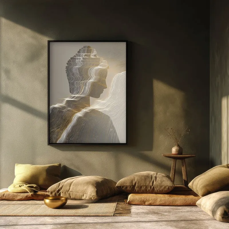 Ascending Buddha Of Inner Light With Black Frame media 3