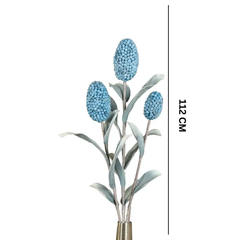 Decorative Artificial Corn Stalk Flower - Blue media 6
