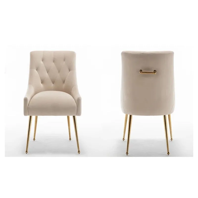 Solmira Neem Wood Accent Chair - Beige media 8