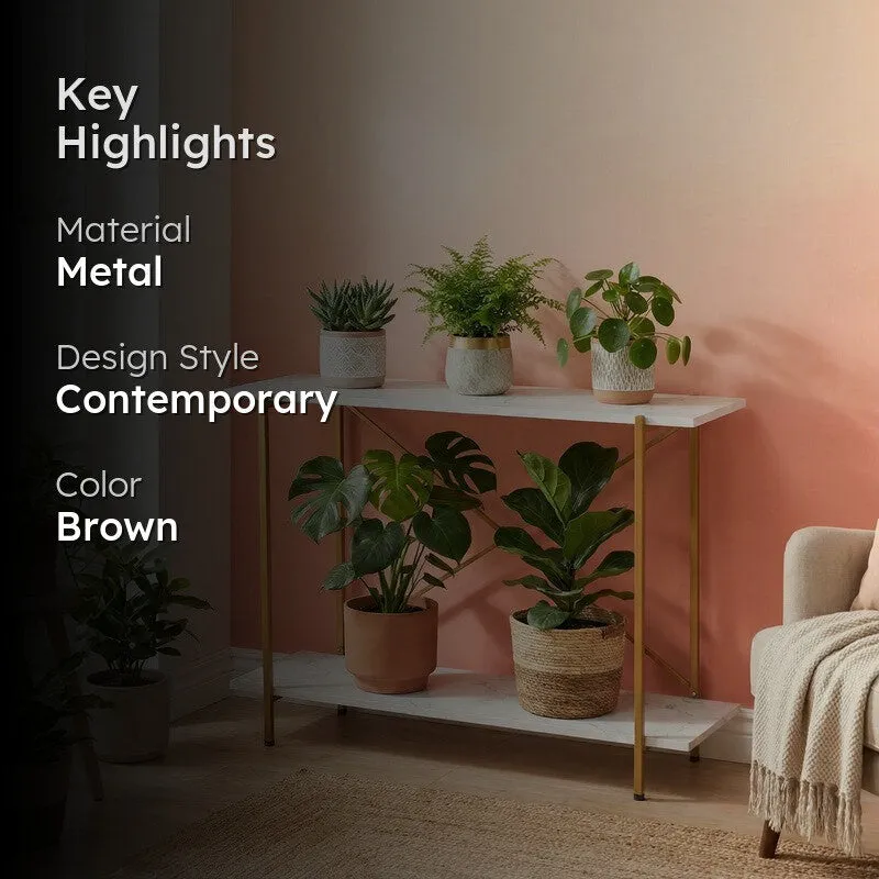 Verdure Metal Planter Stand - White media 2