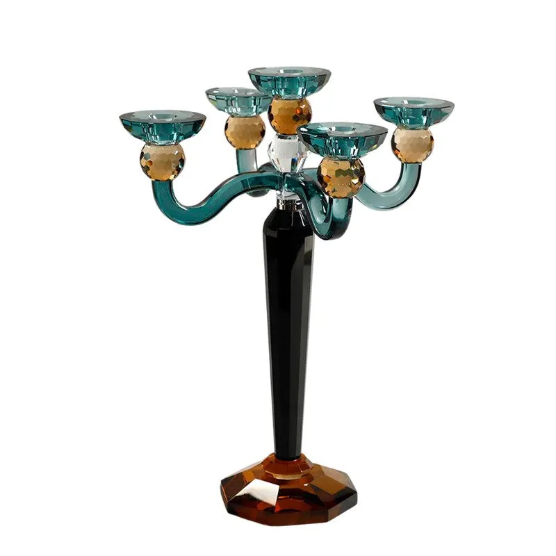 Prism Crystal Candle Holder media 4