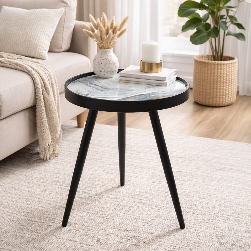 SoftEdge Mango Wood Side & Bedside Tables