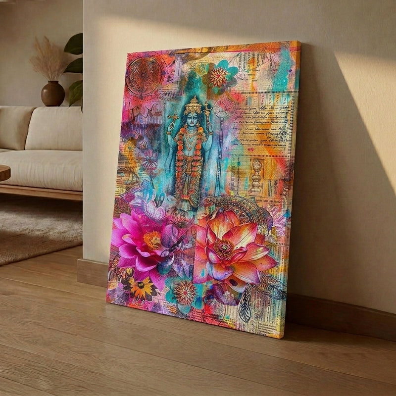 Rangavali Shakthi Canvas Spiritual Wall Art