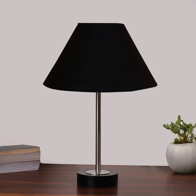 Cotin II Rodin Wooden Table Lamp - Black,Silver media 3
