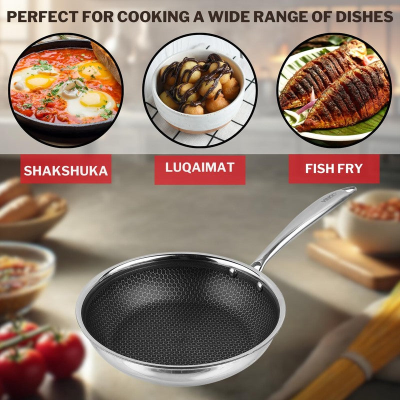 Vinod Nexra Frying Pan - 9 Inches media 6