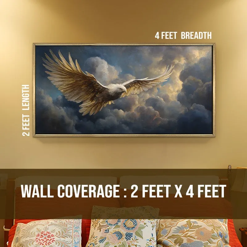Soaring Canvas Wall Painting With Frame media 8