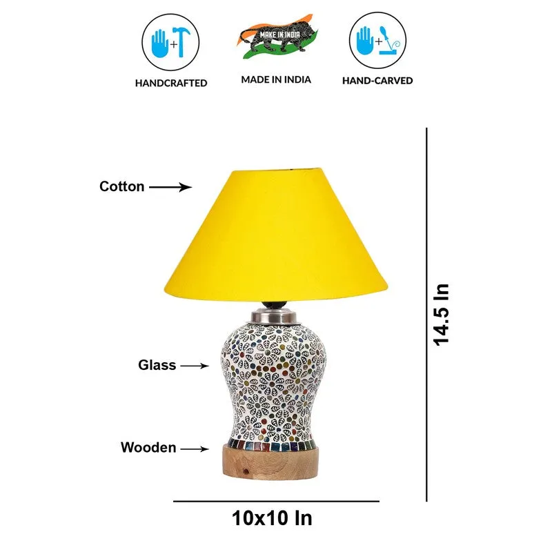 Canora Wooden Table Lamp - Multicolor media 9