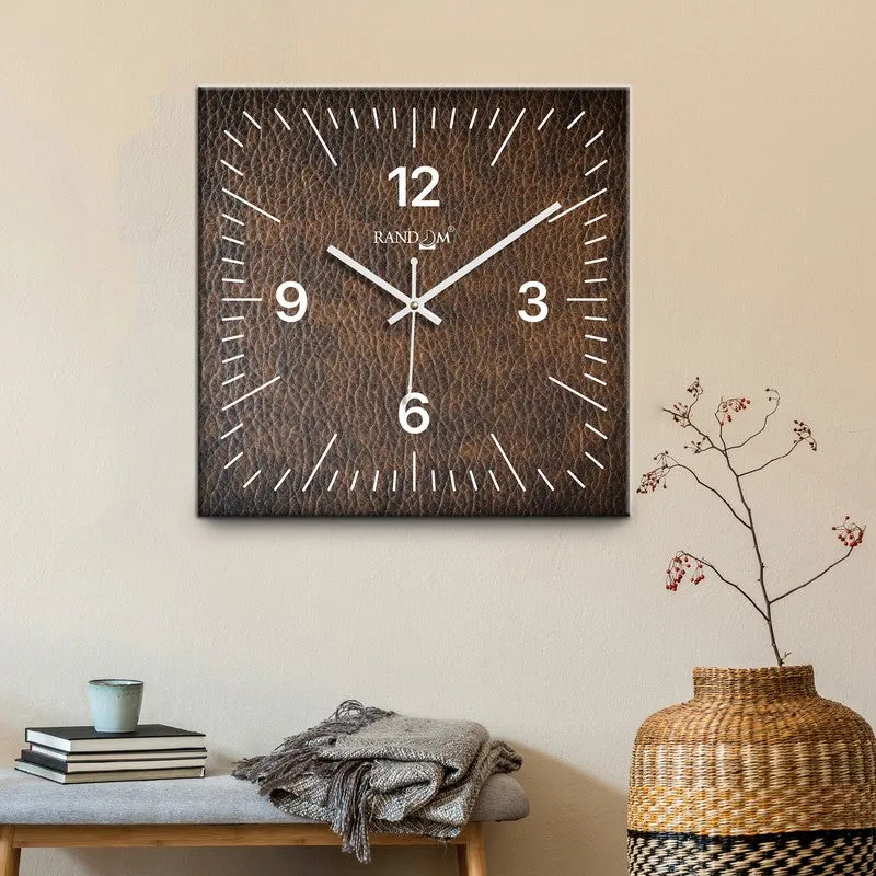 Velox Analog Wall Clock - Brown media 1