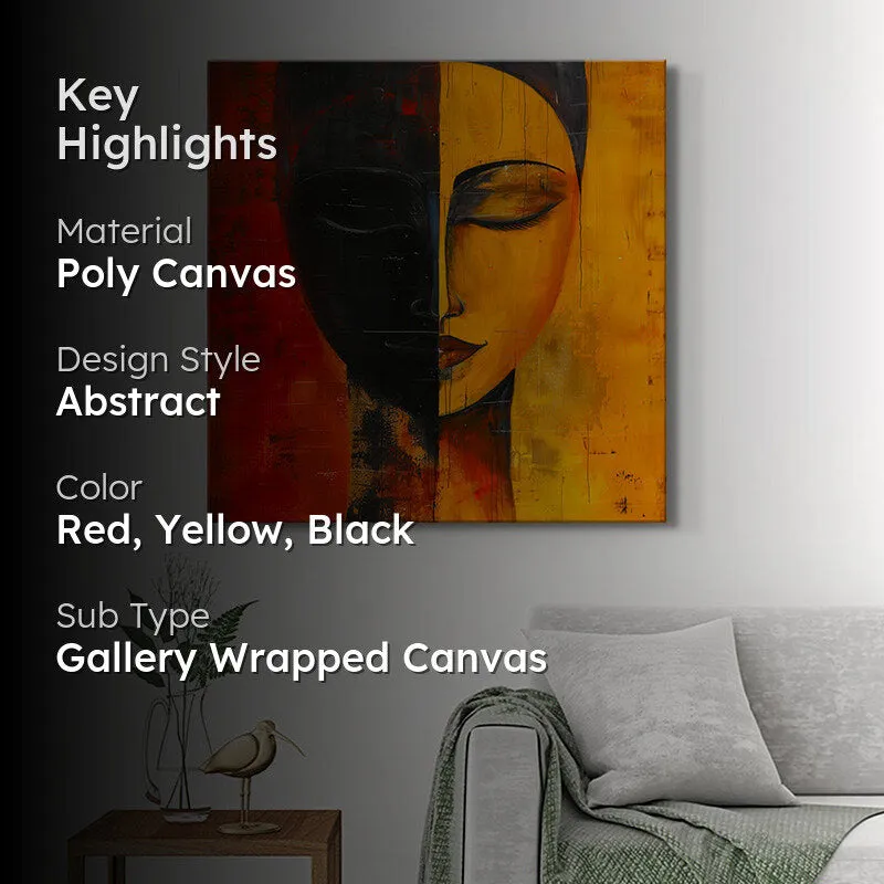 Buddha Face Poly Canvas Wall Painting media 2