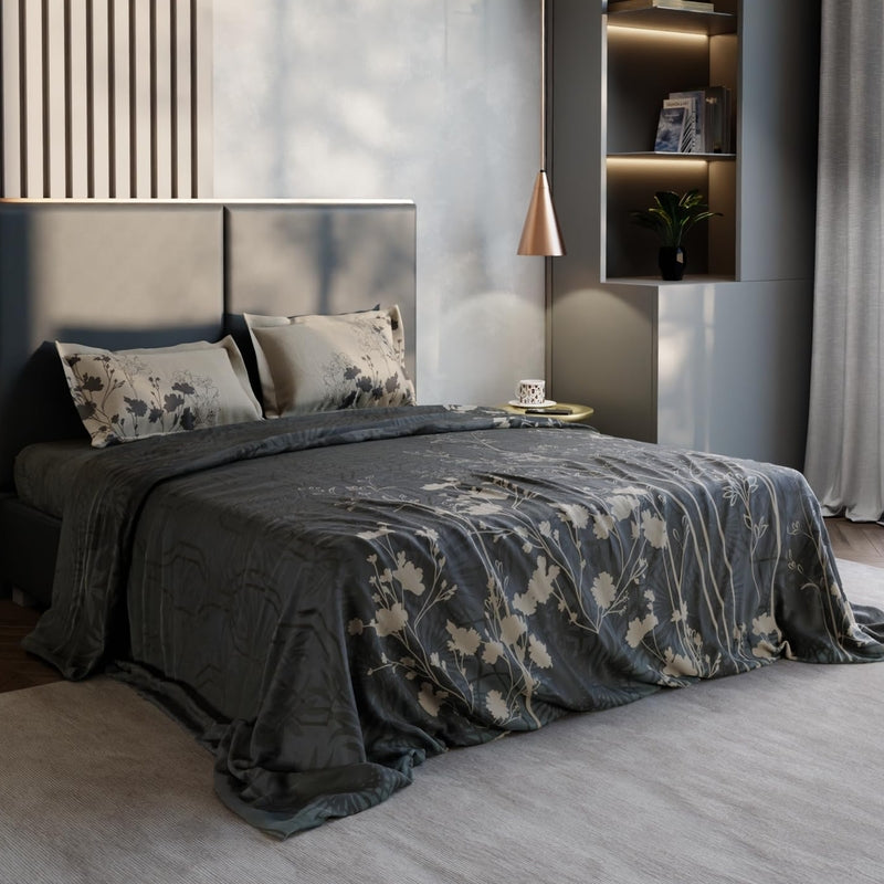 Truffle Canopy Pure Cotton Bedsheets - 150 TC