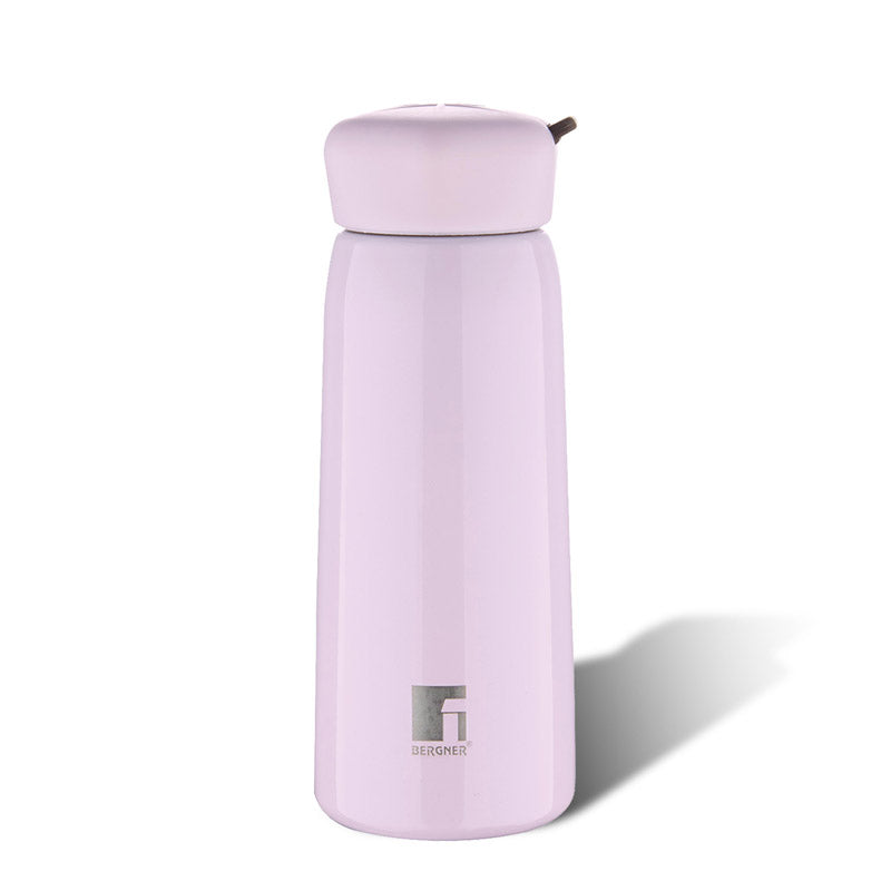 Bergner Walking Lily Luxe Thermosteel Hot and Cold Flask (Pink) - 400 mL media 5