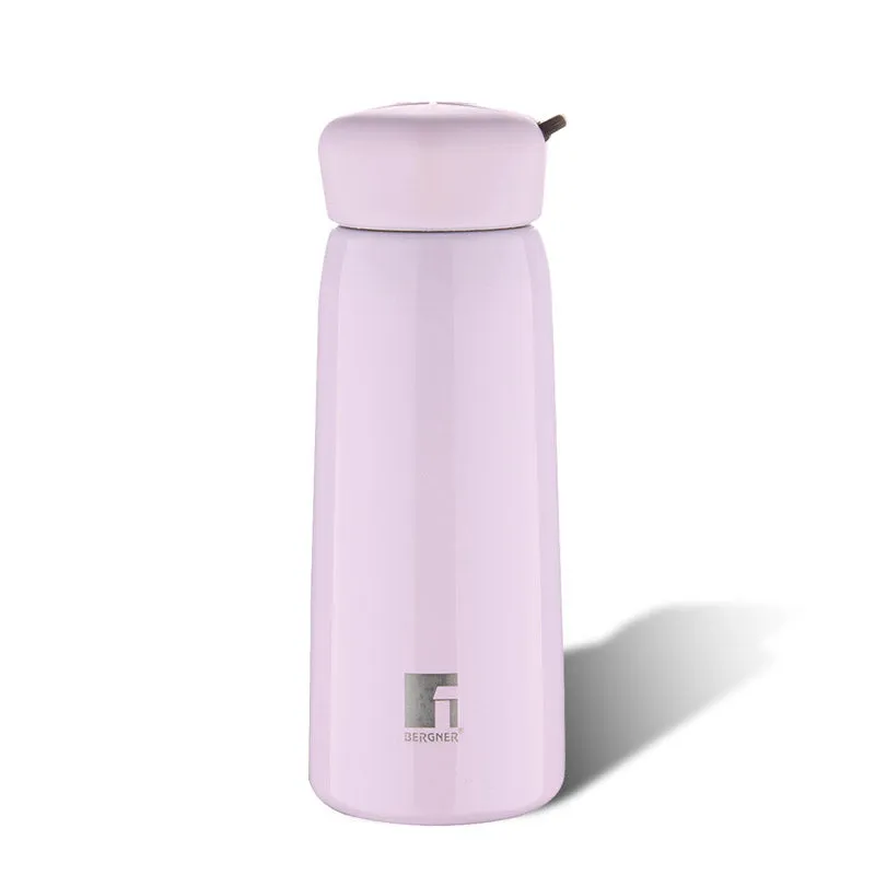 Bergner Walking Lily Luxe Thermosteel Hot and Cold Flask (Pink) - 400 mL media 5