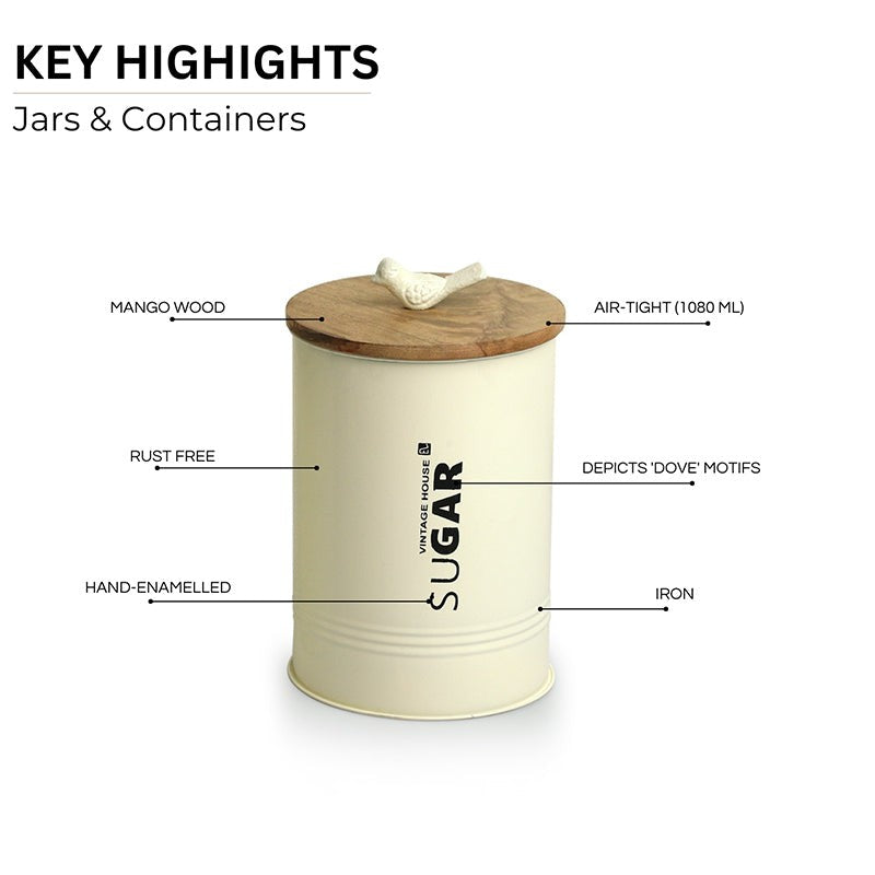 Pantry Prime Iron Jar (1080 mL Each) - Set Of Three media 4