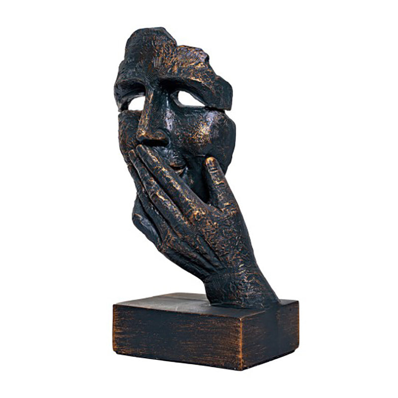 Human Emotions Resin Showpiece - Black media 3