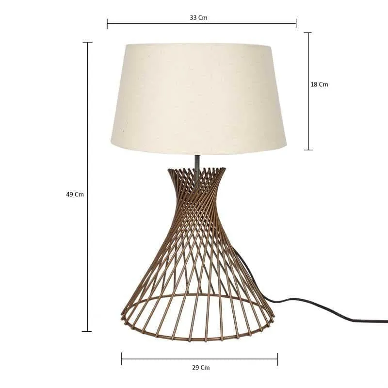 Mangata Fabric Table Lamp - White media 6