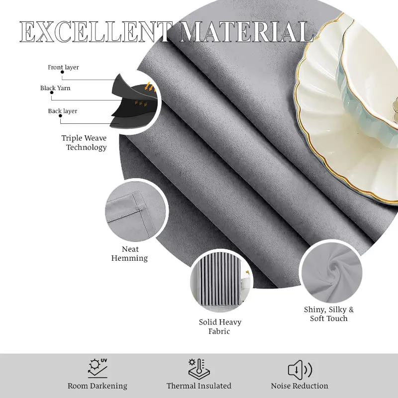 Imora Double Pinch Pleat Short Width Curtain - Silver media 8