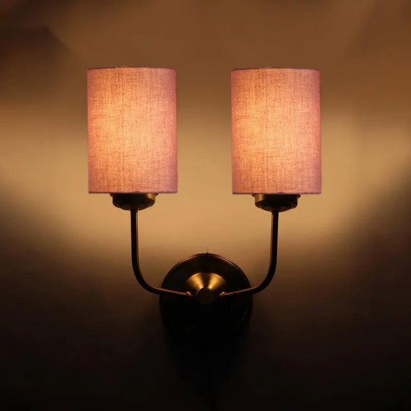 Lumoire Duo Metal Wall Lamp - Gold,Grey media 7