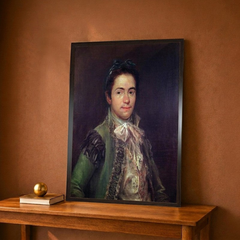 Portrait of the Bullfighter Costillares Canvas Wall Painting - 9 x 12 inches