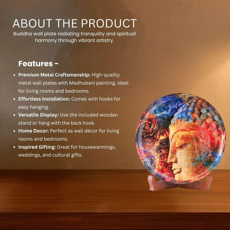 Shri Buddha Metal Wall Plate media 5