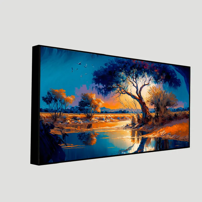 Celestial Scape Canvas Wall Painting media 5