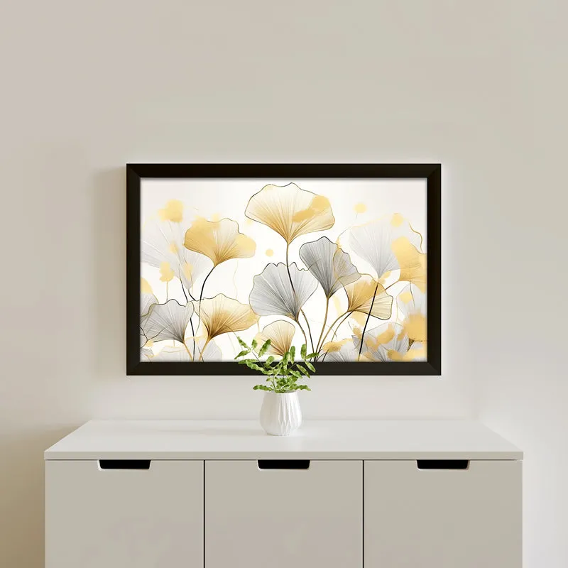 Lunaria Bloom Wall Painting media 1