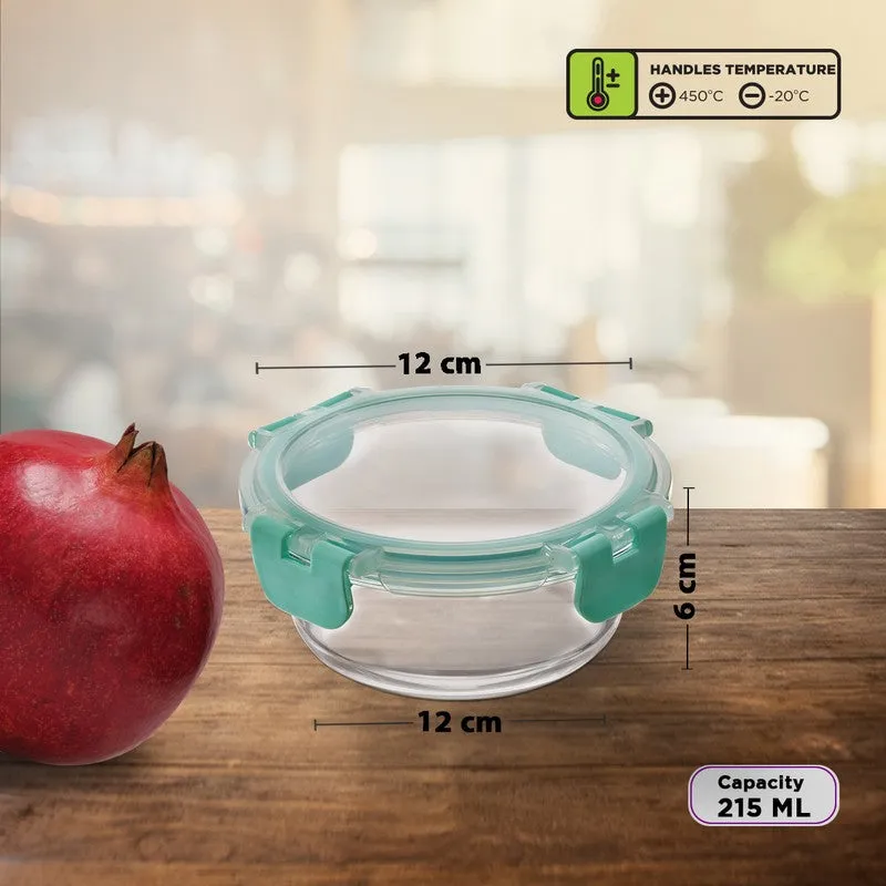 Snakro Leak Proof Glass Lunch Box - 215 ML media 11