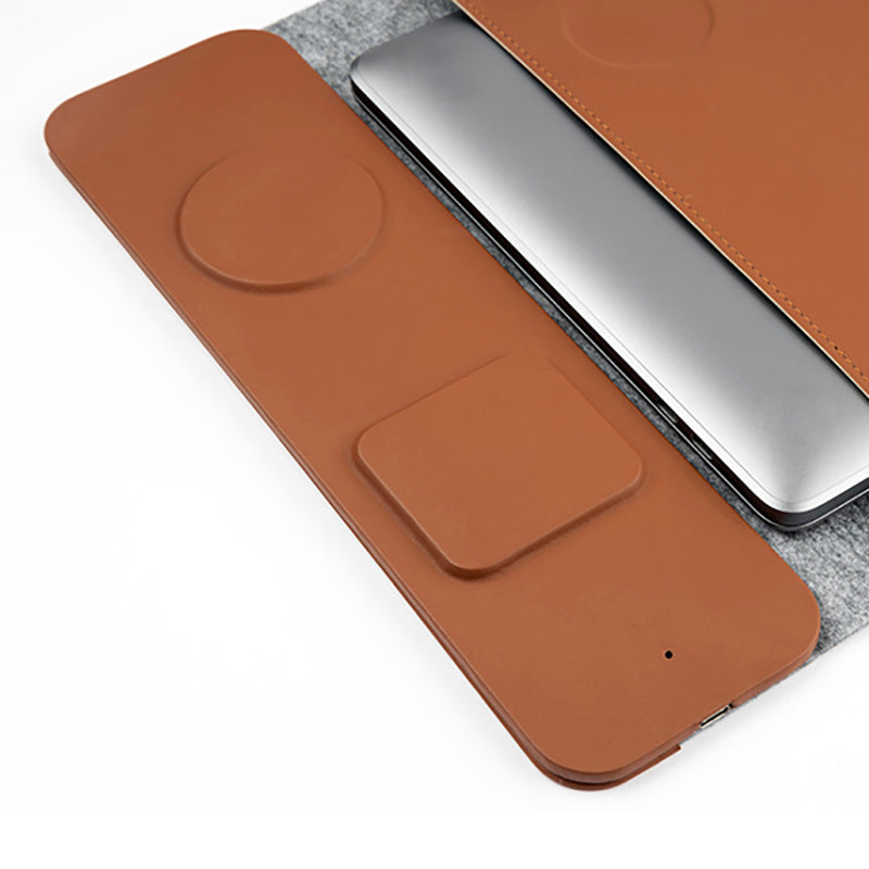 Klaro 4-In-1 Wireless Charging Laptop Sleeve media 6